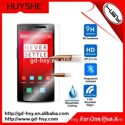 For OnePlus 2 High Clear Tempered Glass Screen protector 0.3mm 2.5D Featuring Anti-Fingerprint Perfectly Fit Real Phone